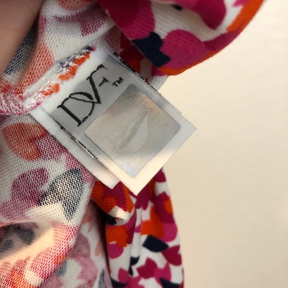 DVF Size 2 New Julian Two Leaf Dance Wrap Dress - Picture 12 of 16